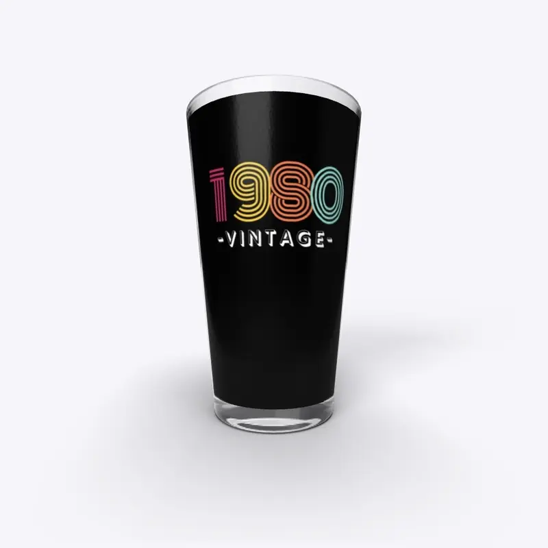 Vintage 1980 - Black